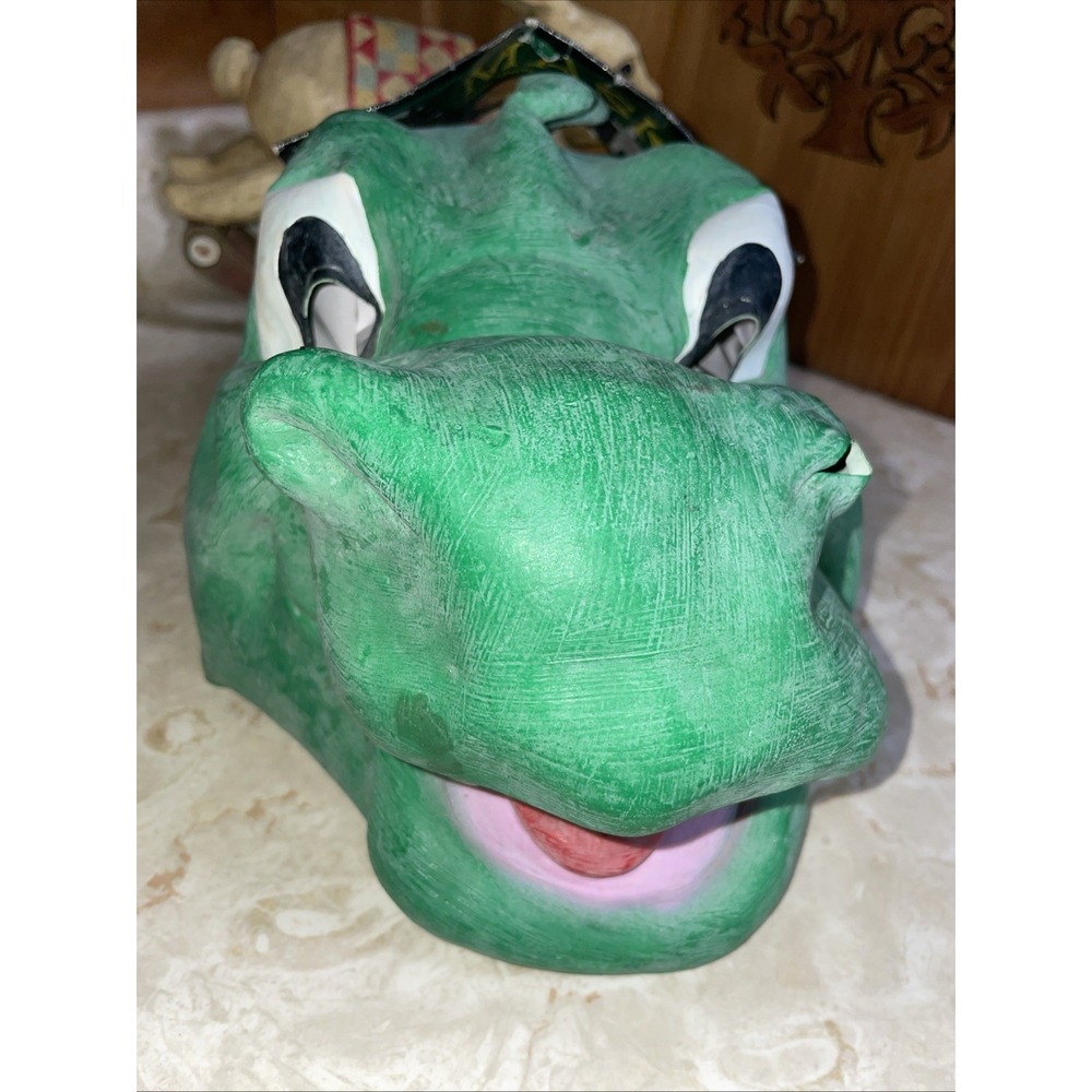 Celebrations Creations Green Lizard Rubber Halloween Mask 1995‎ with tags